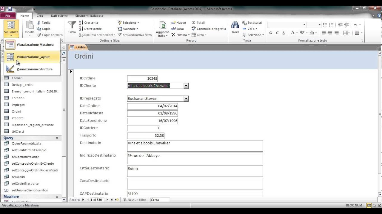 Come creare un gruppo di opzioni in una maschera di Microsoft Access