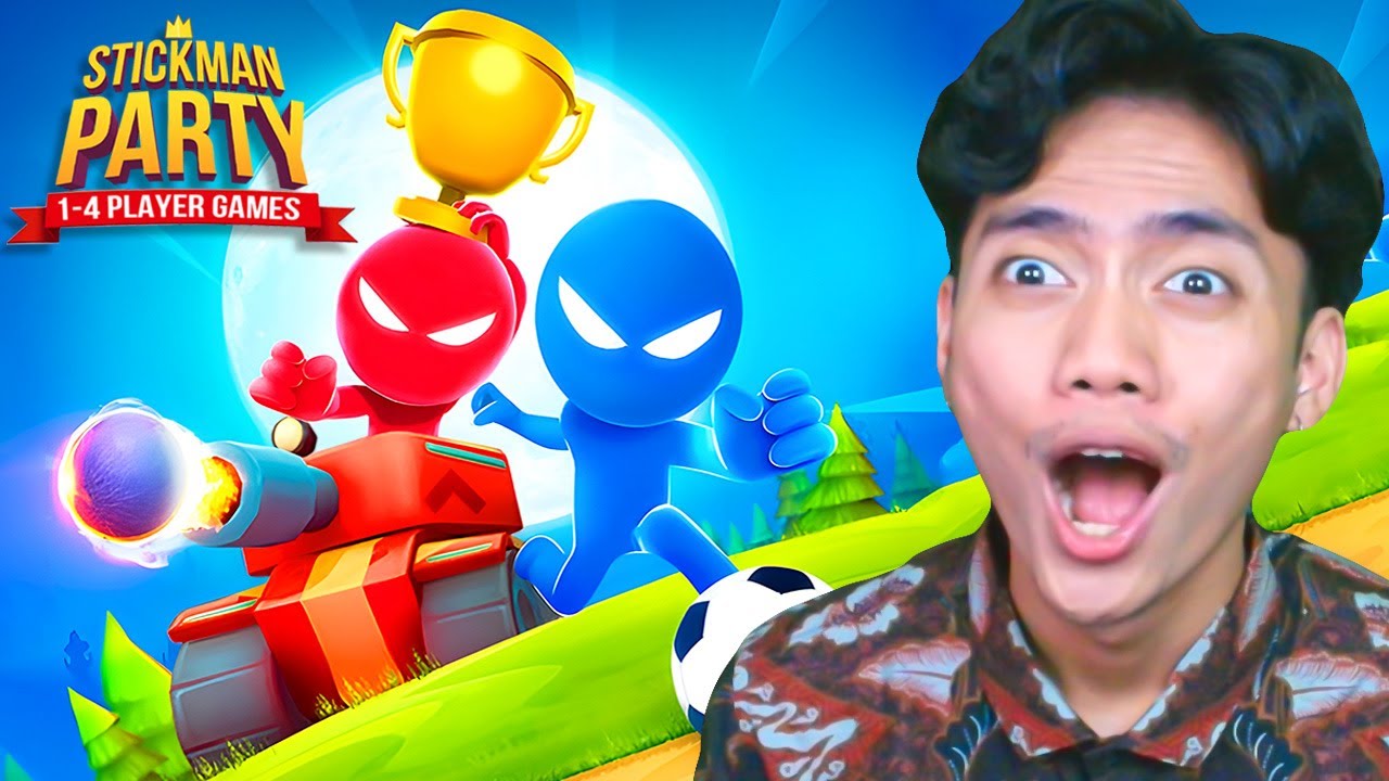 COBAIN GAME TURNAMEN STICKMAN SERU! Stick Party 234 MiniGames - Indonesia
