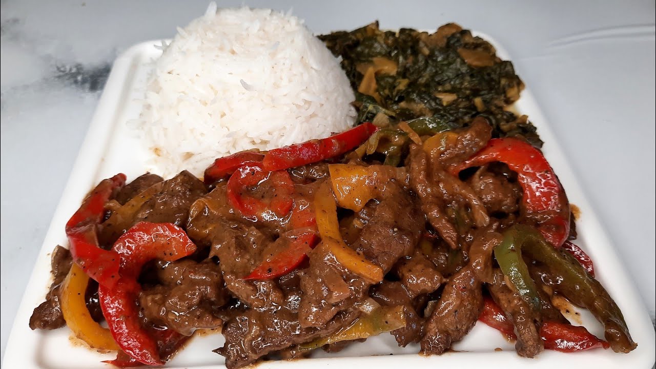 Lunch ya mualiko, washangaze wageni wako kwa kuwatengenezea chakula hiki, pepper steak,wali na mboga