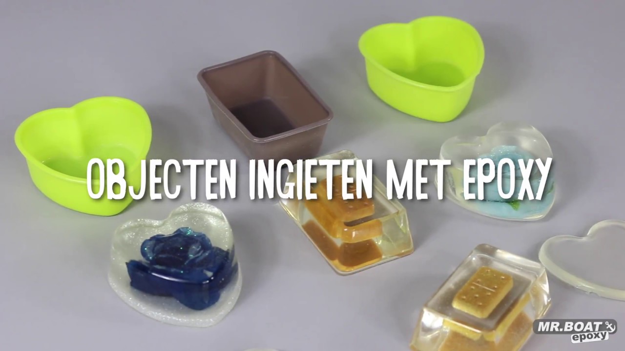 Objecten ingieten met epoxy