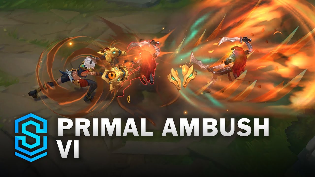 Primal Ambush Vi Skin Spotlight - Pre-Release - PBE Preview - League of Legends