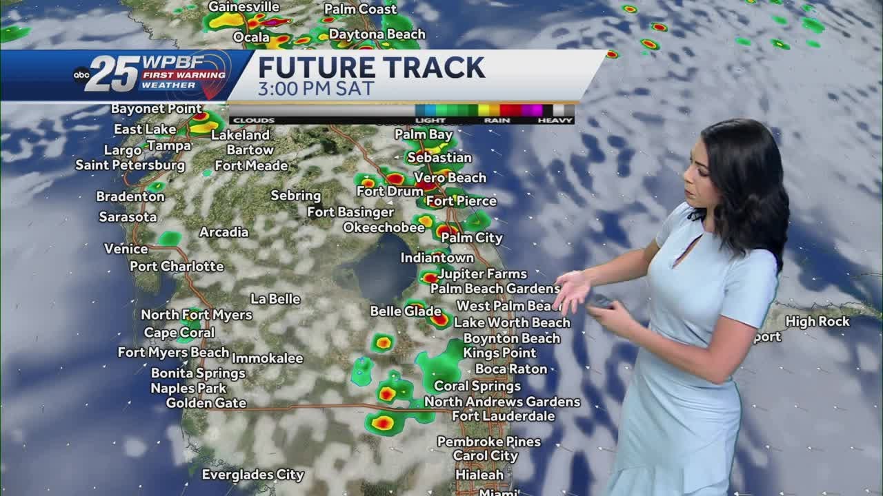 Hazy, hot and sea breeze storms across South Florida