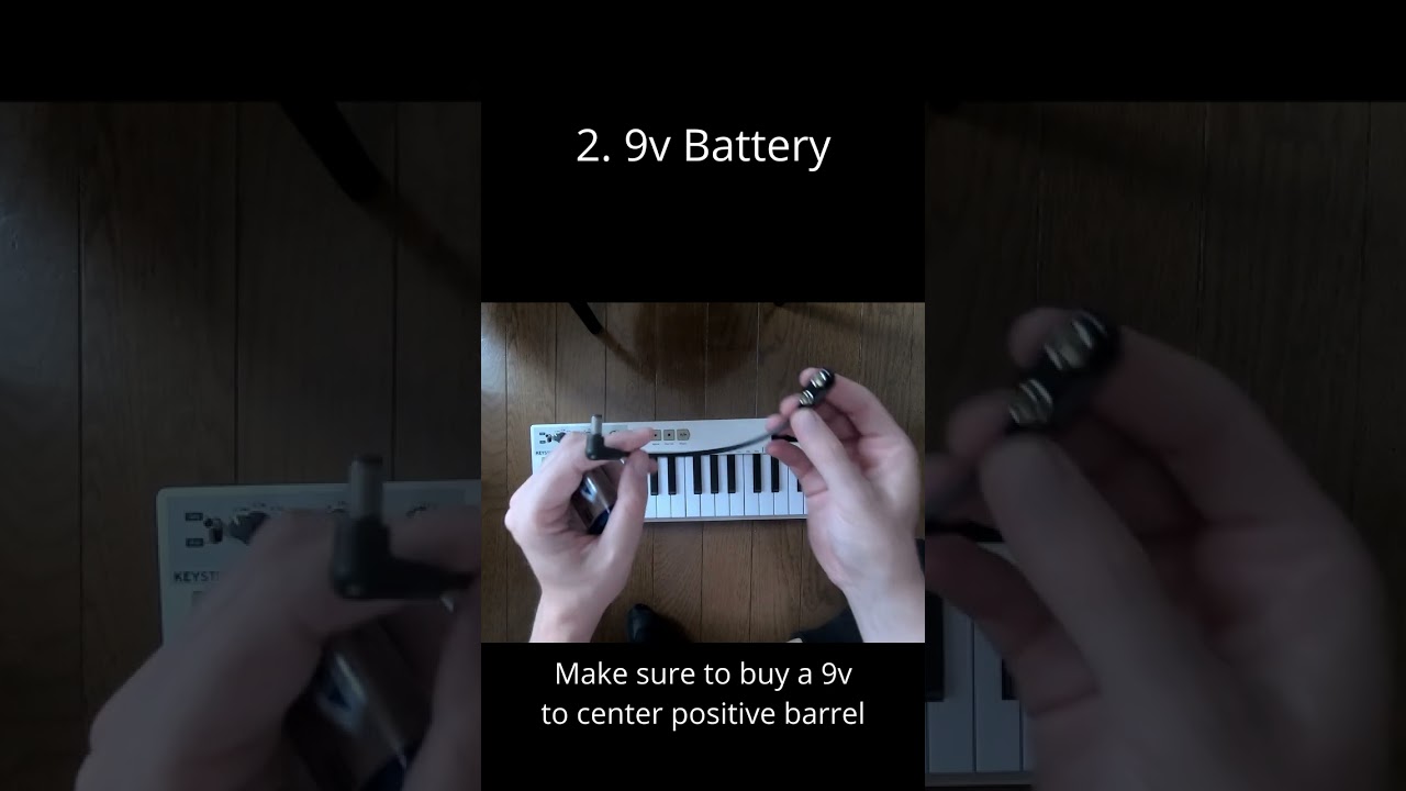 How to power the Arturia Keystep with a battery