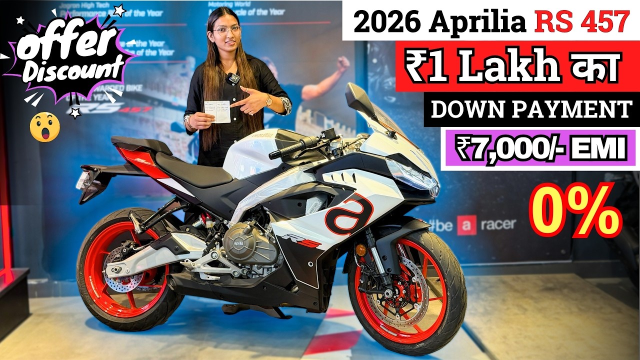 2026 Aprilia RS 457 Review || Latest Price || Down Payment and Emi || rs 457
