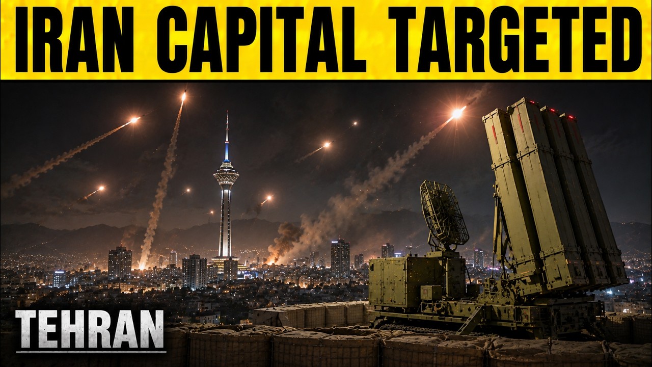 HUGE U.S. Attack Across Iran - IRGC Air Defence Activated In Tehran