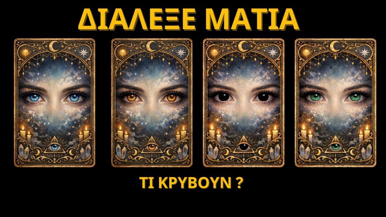Διάλεξε ένα Μάτι👁️δες τι φανερώνει για εσένα | Ο Σταυρός της Απόφασης Ισχύει για Πάντα