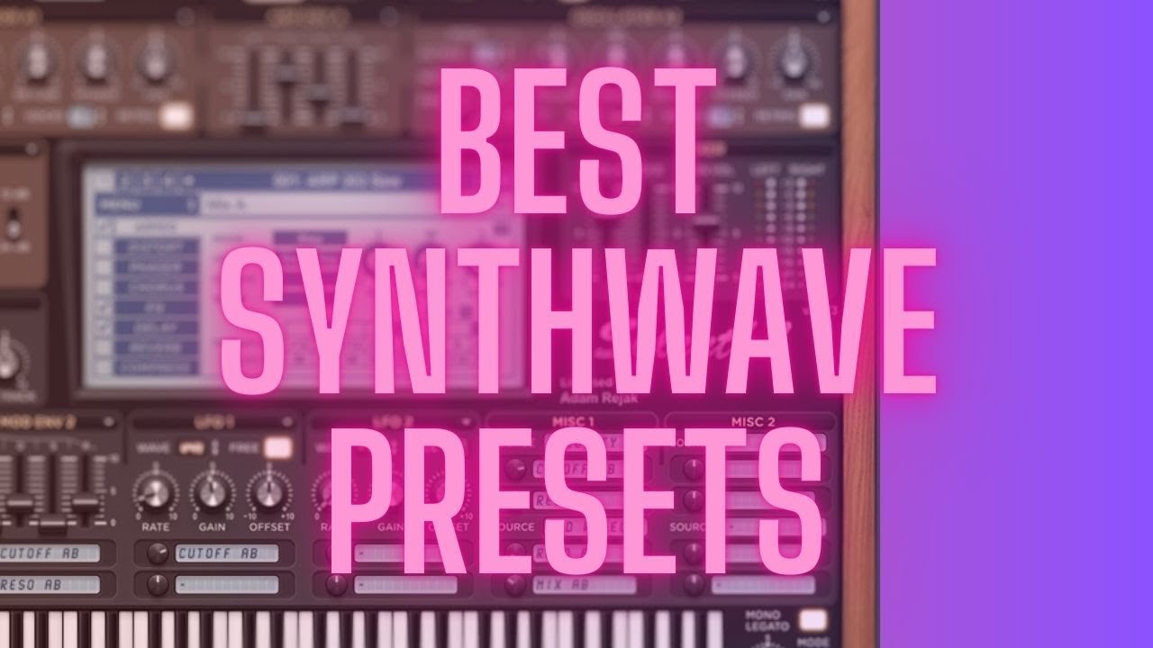 The Best Stock Synthwave Presets in Sylenth1