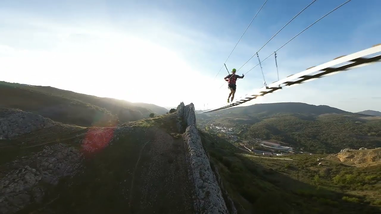 ¡Increíble Vuelo FPV sobre el Puente Tibetano Más Largo de España! | DJI Avata en Acción