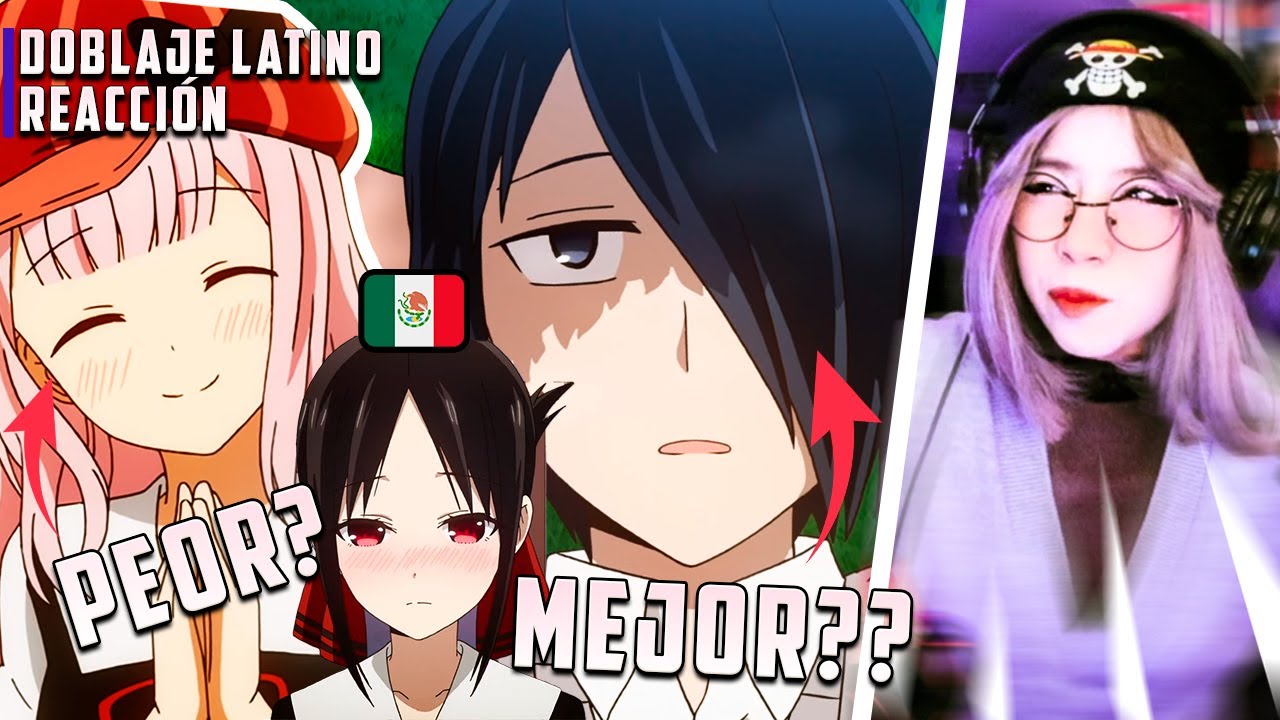 REACCIÓN DOBLAJE LATINO de KAGUYA SAMA LOVE IS WAR
