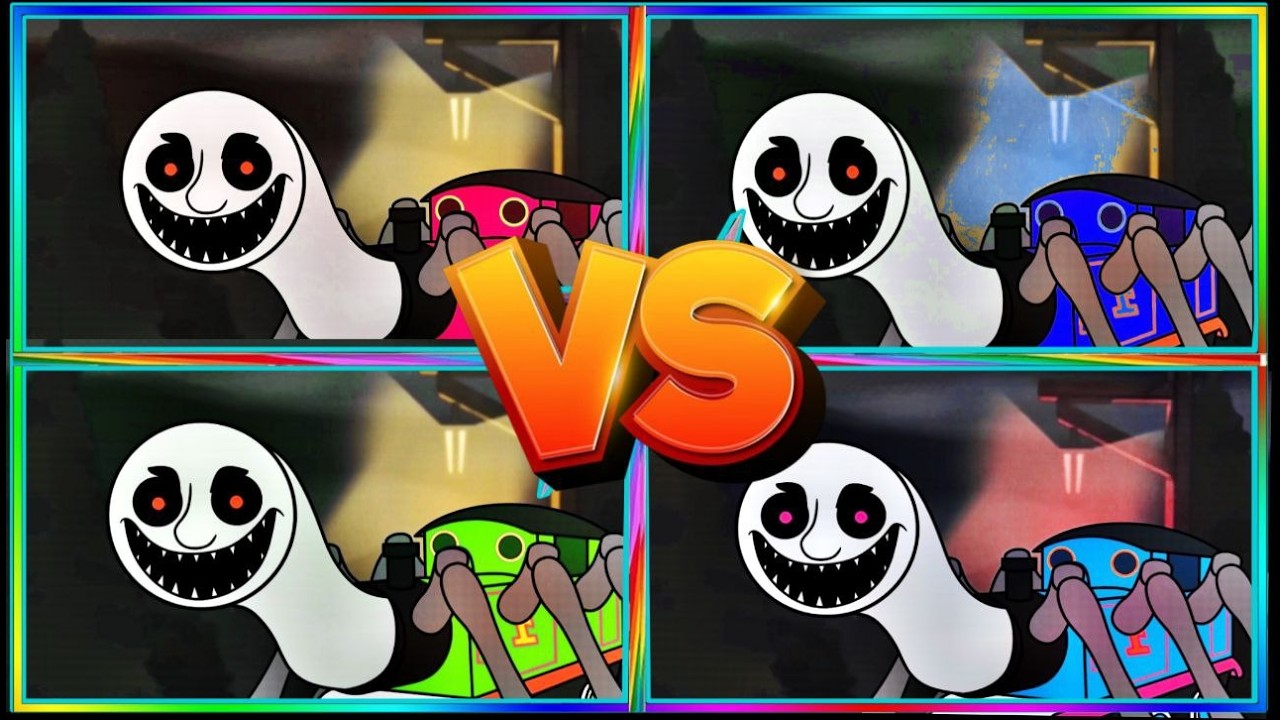 🏆CHOO CHOO CHARLES /  BLUE🆚RED🆚YELLOW🆚GREEN☺️