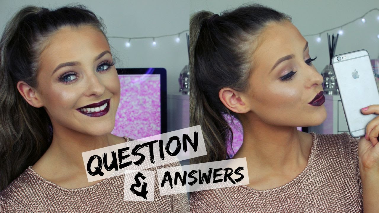 Q&A! // YOU WEAR TOO MUCH MAKEUP?!?!