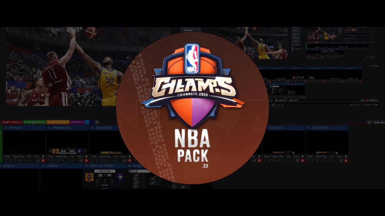 NBA PACK FOR #vMix || [Tutorial] #05 🏀📊