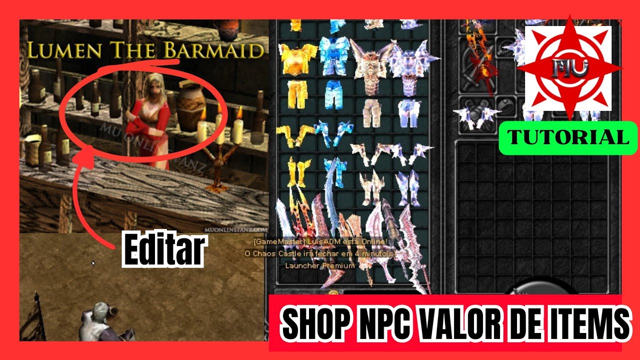 Como Editar Shop en MUonline como un EXPERTO!