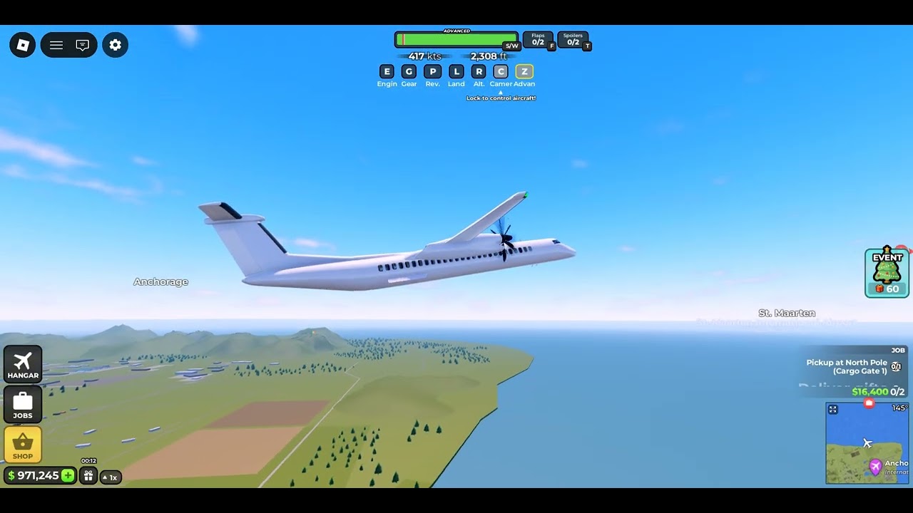 Flying to north pole | Flight World update | Roblox