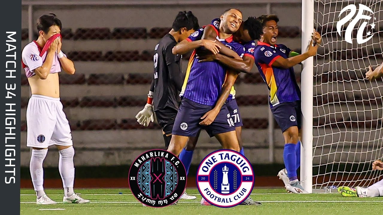 MAHARLIKA FC VS ONE TAGUIG FC || Match Highlights | PFL 2025-2026 | M34