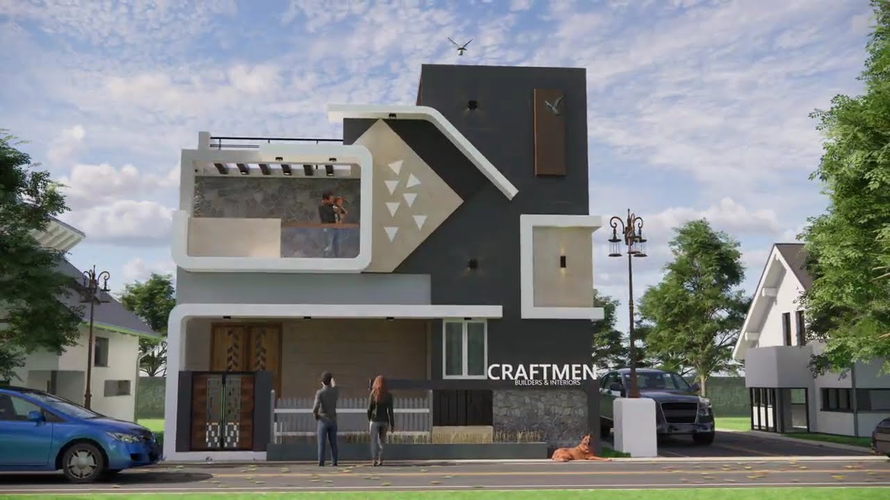Architectural Visualization: [ Theni project] | Exterior 3D Rendering & Animation 9500877307