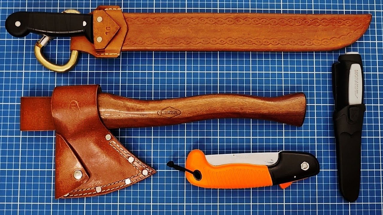 Lâminas boas e baratas para uso outdoor. Machadinha Wenzel, faca Mora, serrote e facão Tramontina!