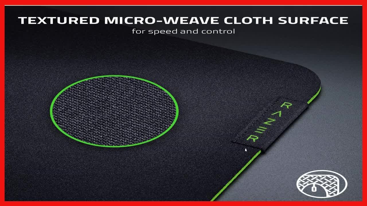 Razer Gigantus v2 Cloth Gaming Mouse Pad Medium Thick, High Density Foam   Non Slip Base   Clas