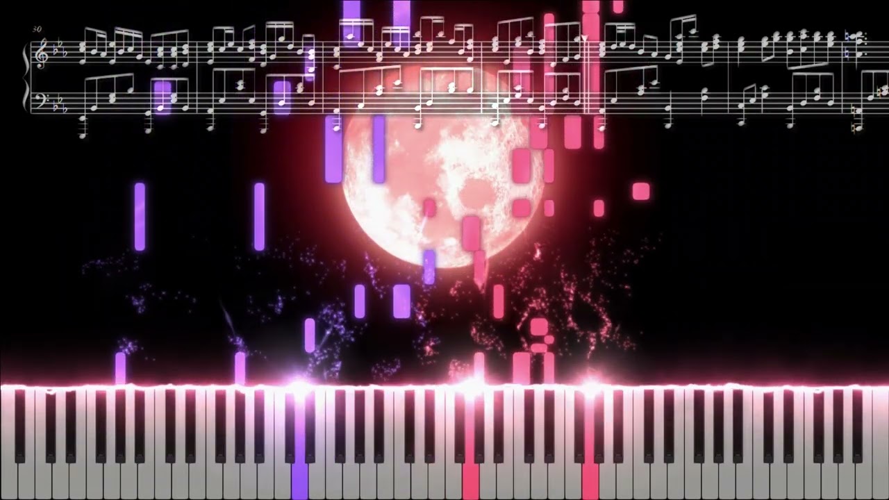 亡き王女の為のセプテット(東方Project)　ピアノアレンジ [midi]