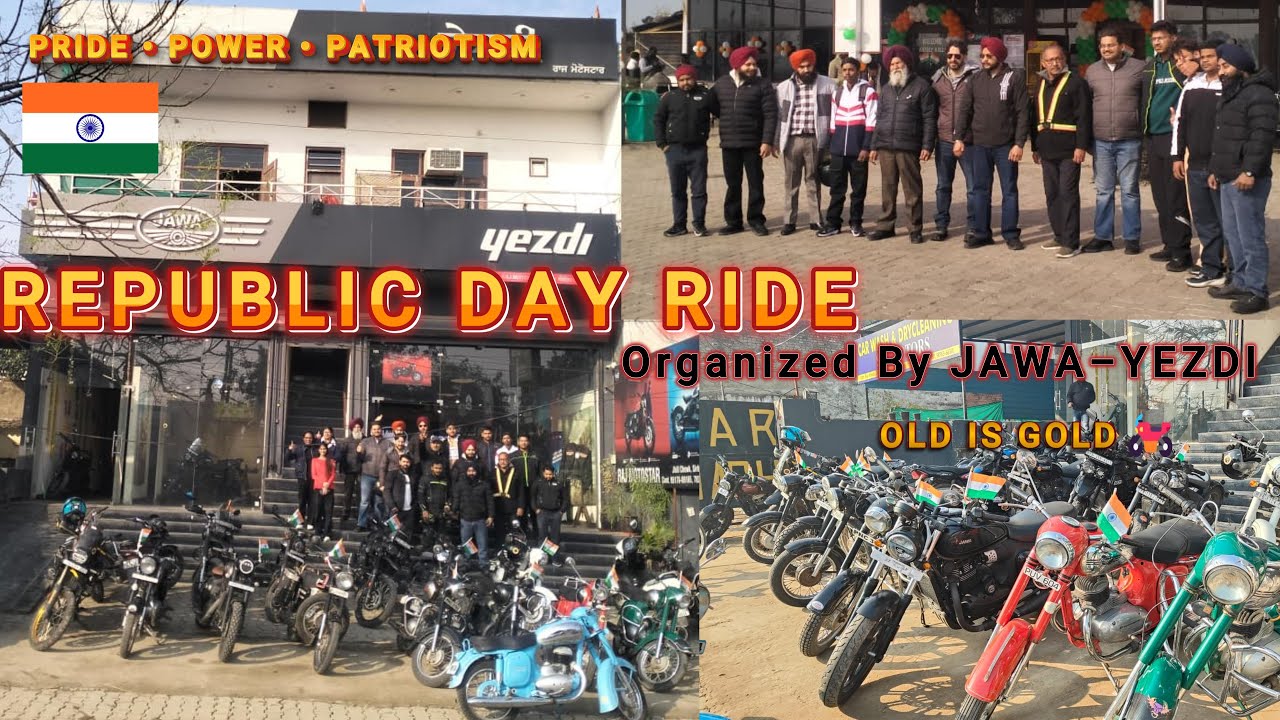 Legends on the Road | Jawa /Yezdi Vintage Republic Day Ride |Timeless Machines, Timeless Patriotism