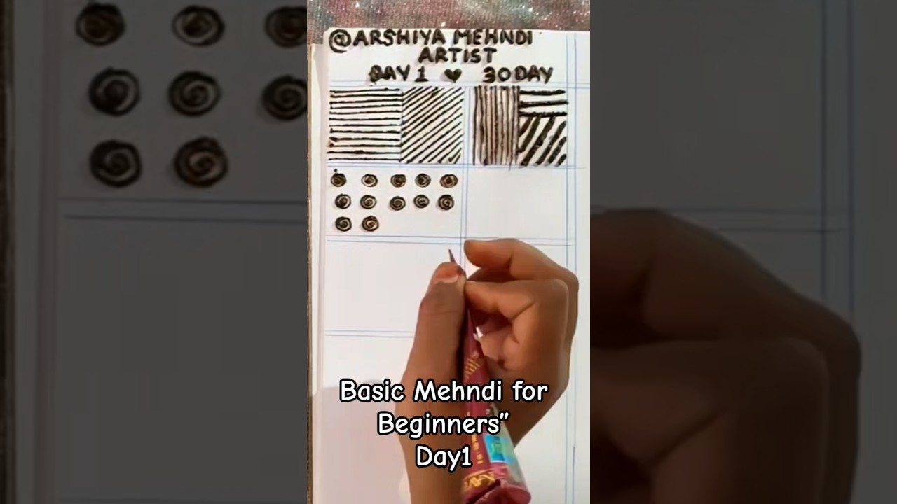 “Basic Mehndi Design for Beginners | Step by Step Mehndi Tutorial,,#shorts #youhtubeshorts