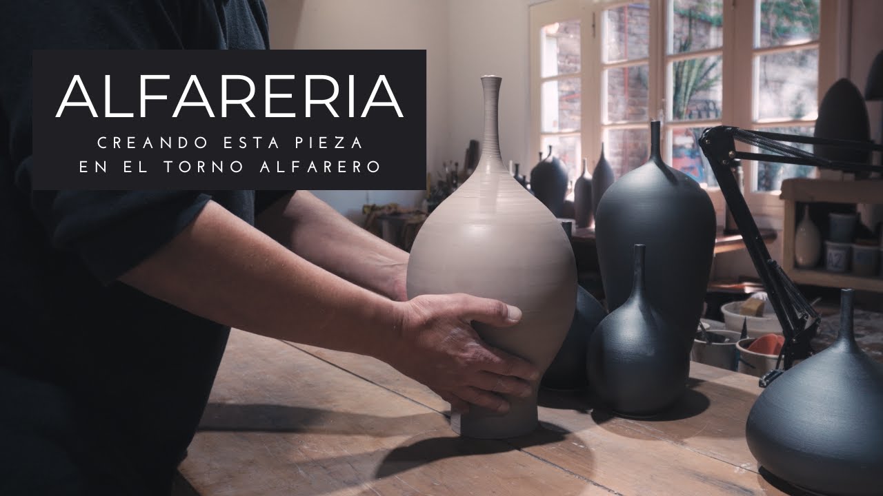 ASMR - Haciendo esta pieza en el torno alfarero
