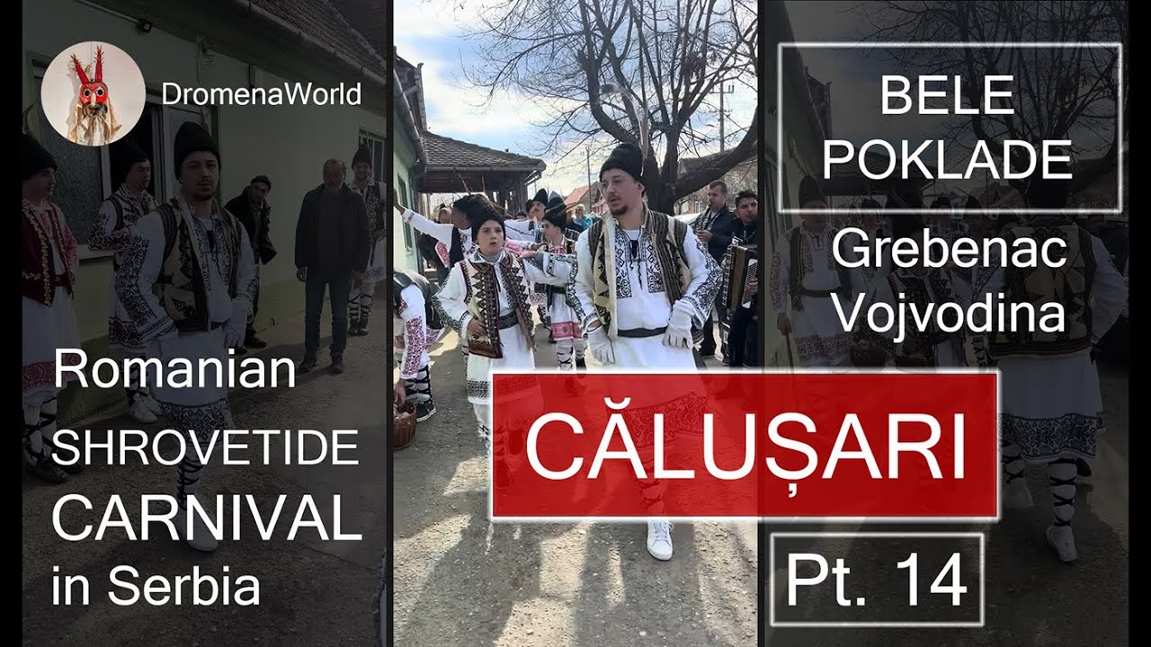 Călușari Ritual Dance 2024 | Shrove Monday Celebration in Grebenac, Vojvodina, Serbia | PART 14