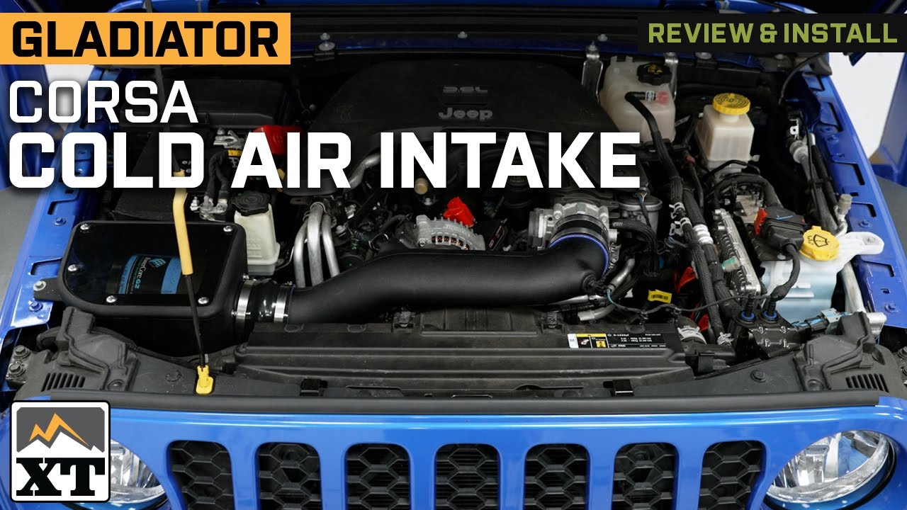 Jeep Gladiator JT Corsa Performance Closed Box Cold Air Intake Review & Install