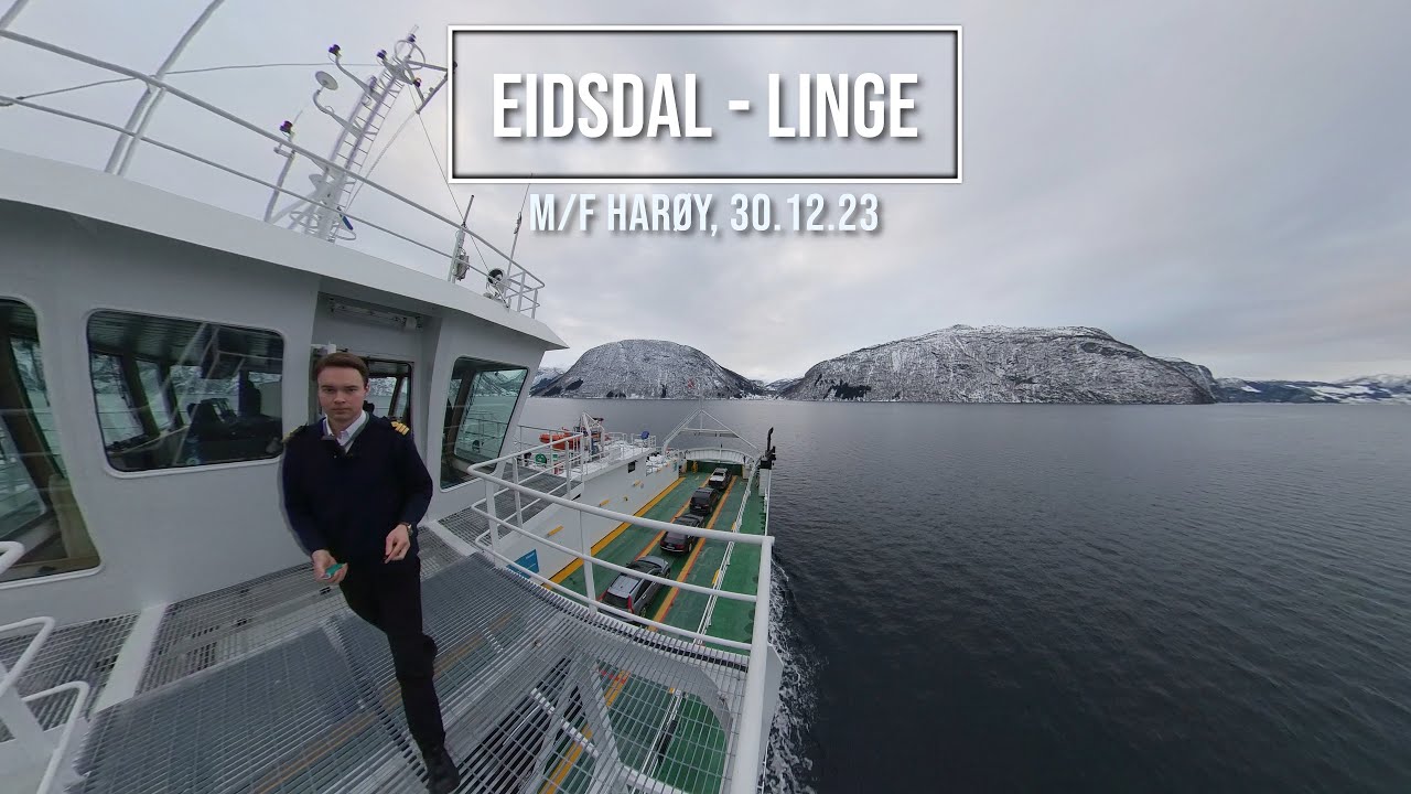 |Timelapse| M/F Harøy, Eidsdal - Linge