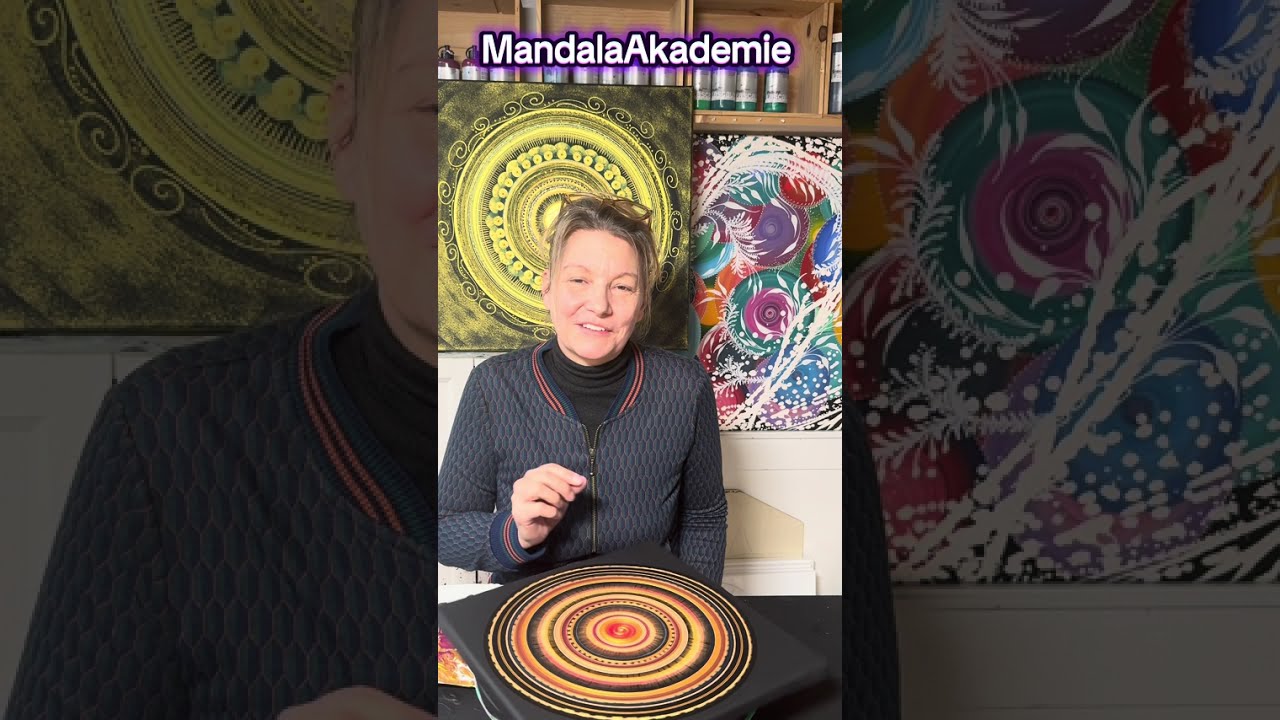 Mit der DrehMalArt®️ Mandala malen