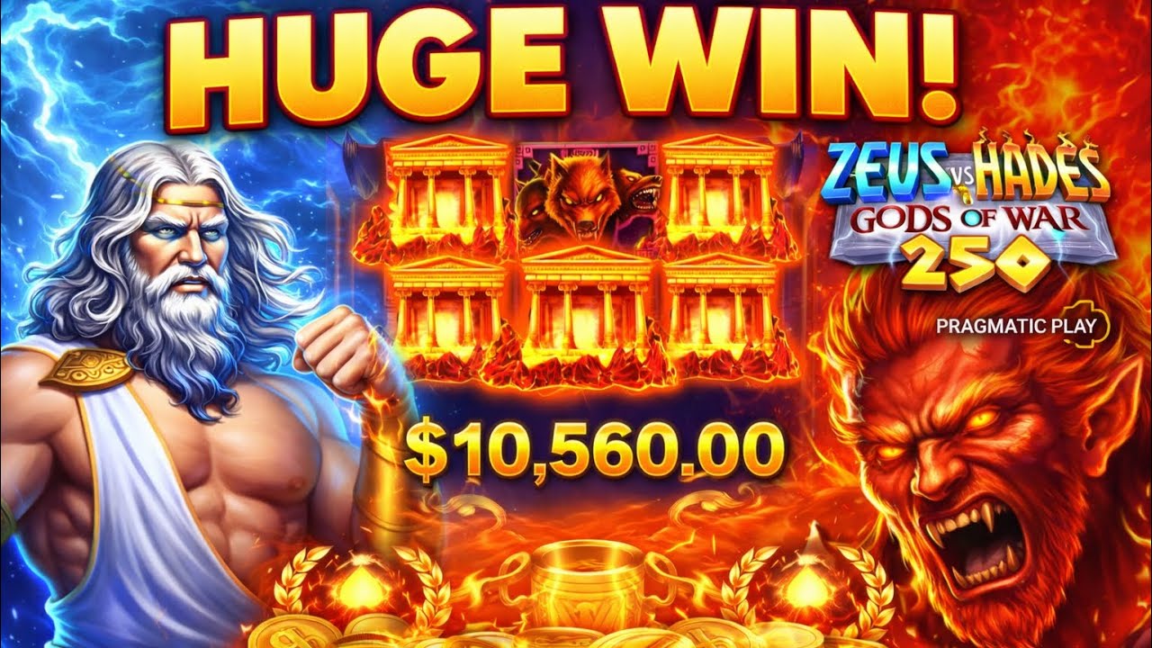 HUGE WIN on Zeus vs Hades Gods of War 250x 💥 INSANE BONUS BUY!