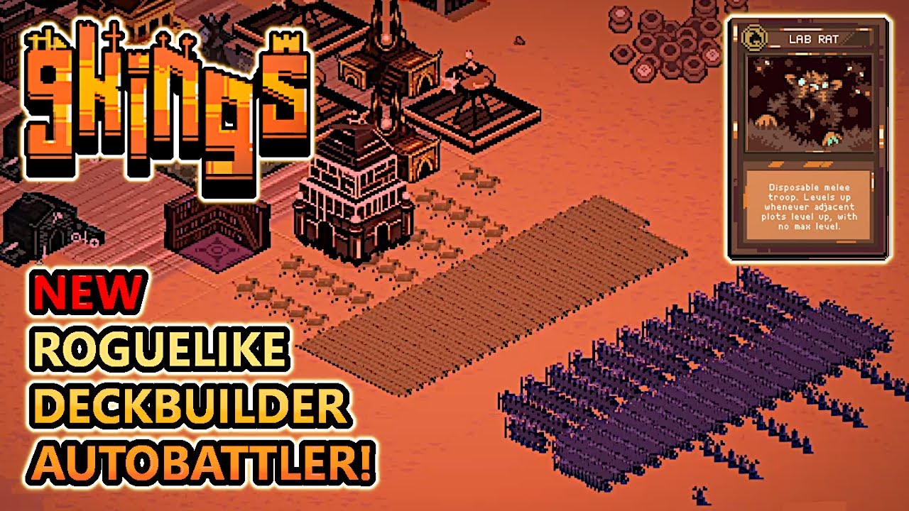 Can We Win With RATS? It Gets INSANE! A Favorite NEW Roguelike Deckbuilder Autobattler! | 9 Kings