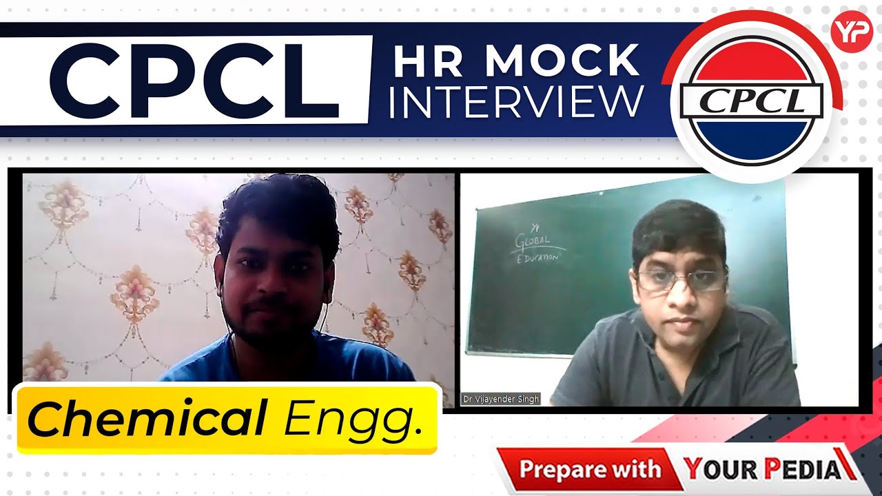 CPCL HR Mock Interview | Chemical Engg. | Start Interview Preparation