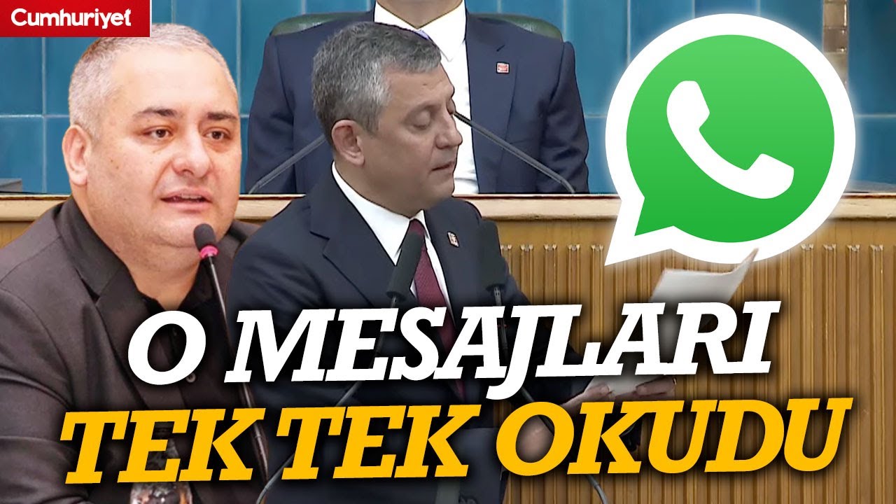 Mesut Özarslan CHP'den istifa etmişti! Özgür Özel o mesajları tek tek kürsüde okudu...