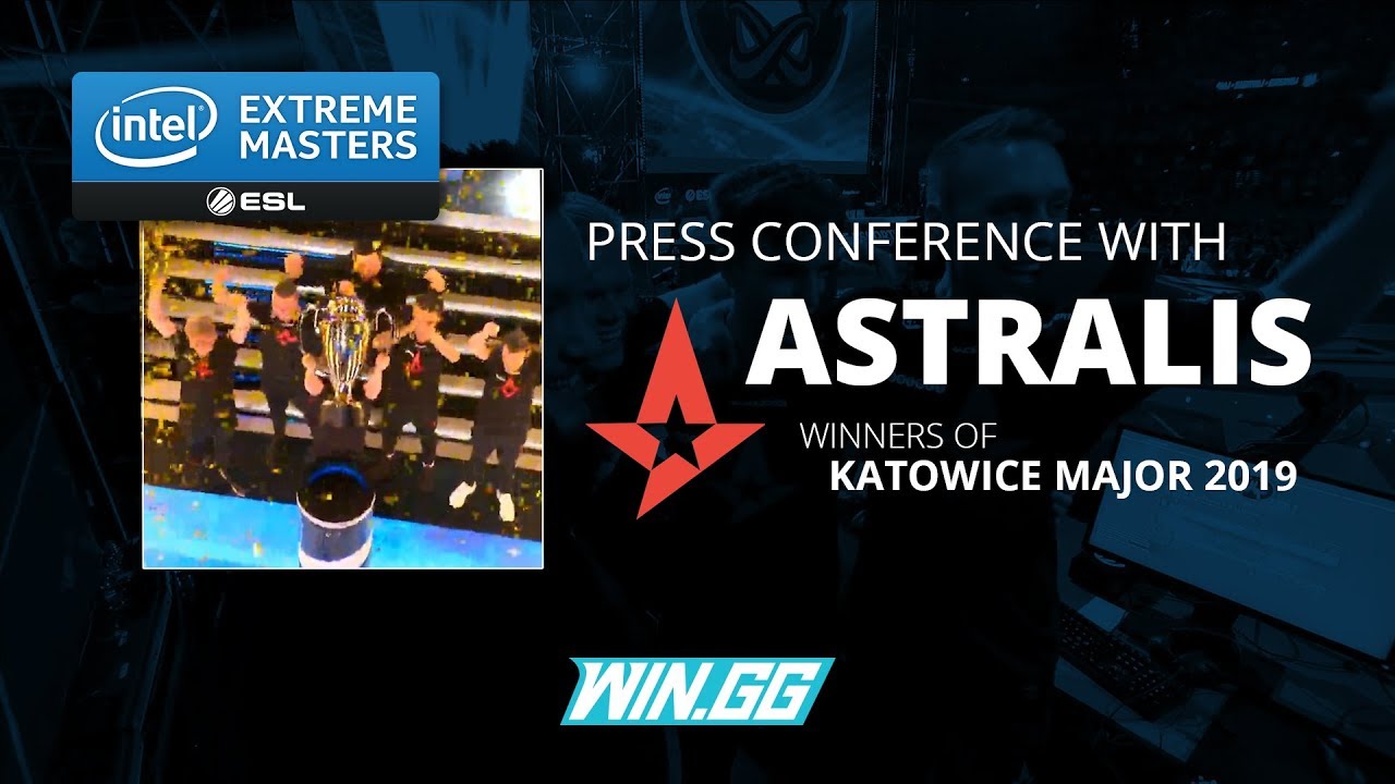 Astralis press conference after winning IEM Katowice 2019