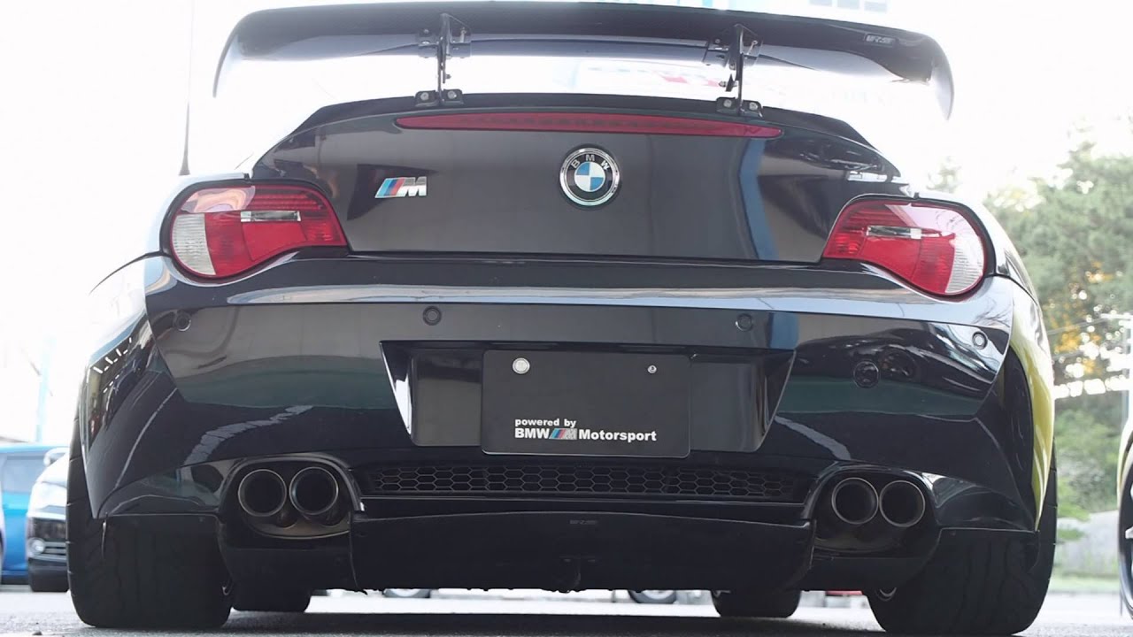 BMW Z4M Coupe exhaust　（ブルーウェーブ　Rスペックマフラー）