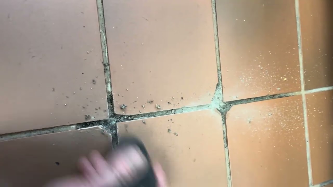 Tile and grout repair demo and color seal