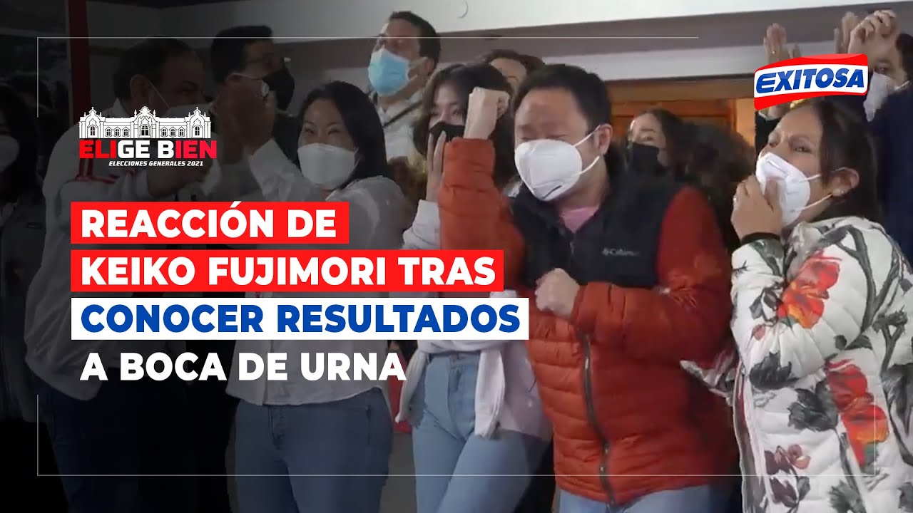 🔴🔵Elecciones 2021: Reacci&oacute;n de Keiko Fujimori tras conocer los resultados a Boca de Urna