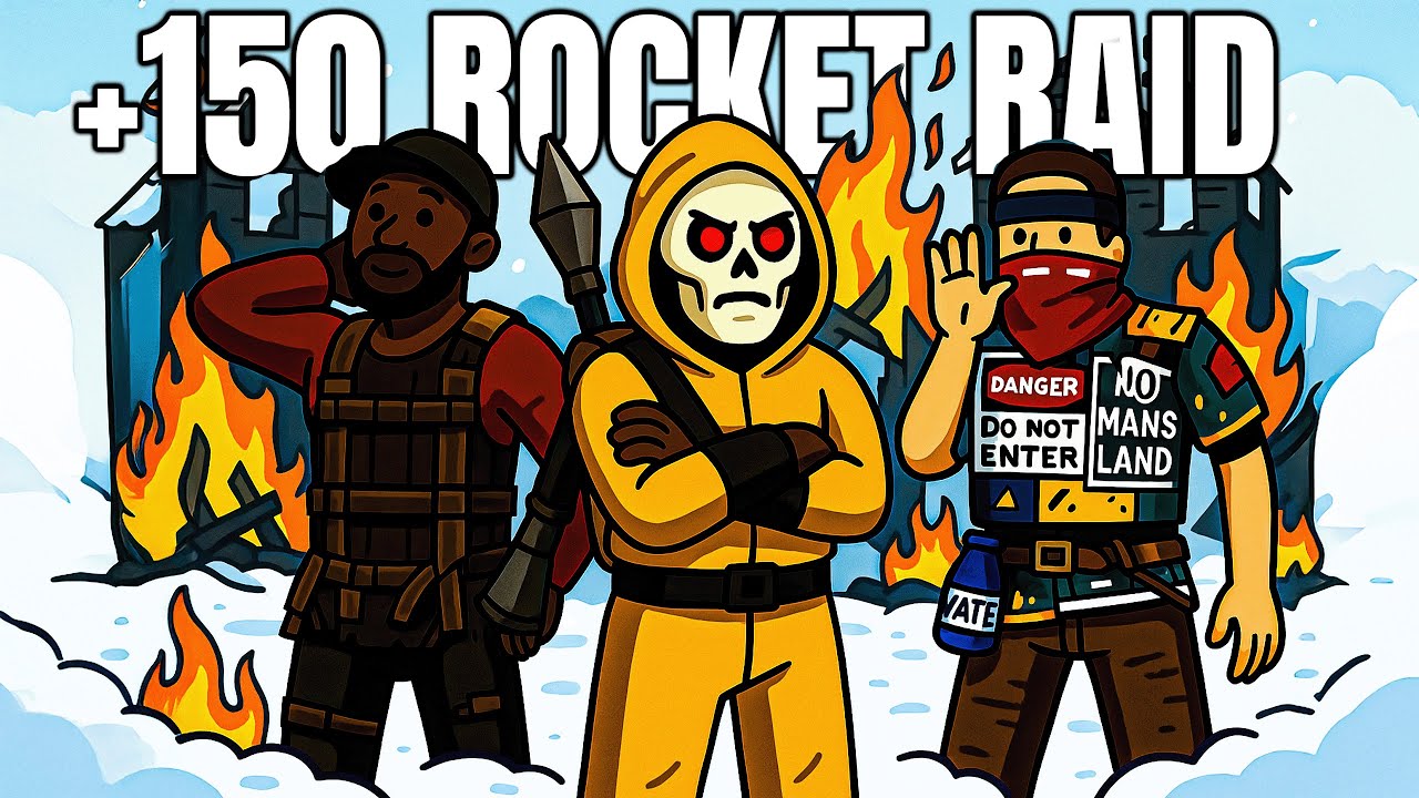 +150 ROKET ATTIK ! B&Ouml;YLE BİR RAID LOOTU ASLA G&Ouml;RMEDİNİZ! #rust