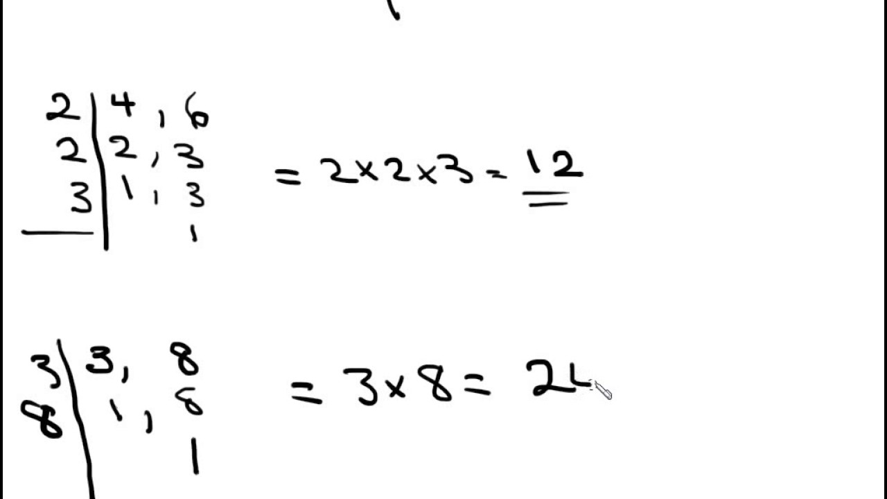 math for somalis  Lowest common multiple LCM