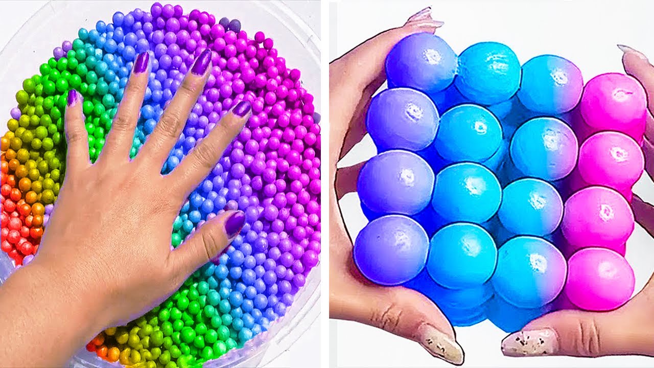 3 Hours Of Oddly Satisfying Slime ASMR - Relaxing Videos for Better Sleep 3435