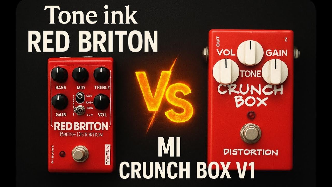 Pedal Arena: Tone Ink Red Briton vs MI Crunch Box V1