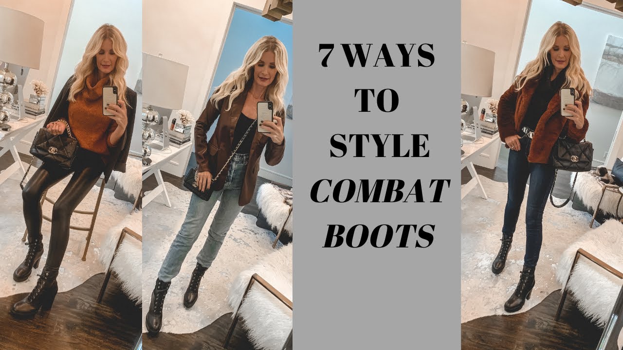 7 Ways To Style Combat Boots | Fashion Over 40