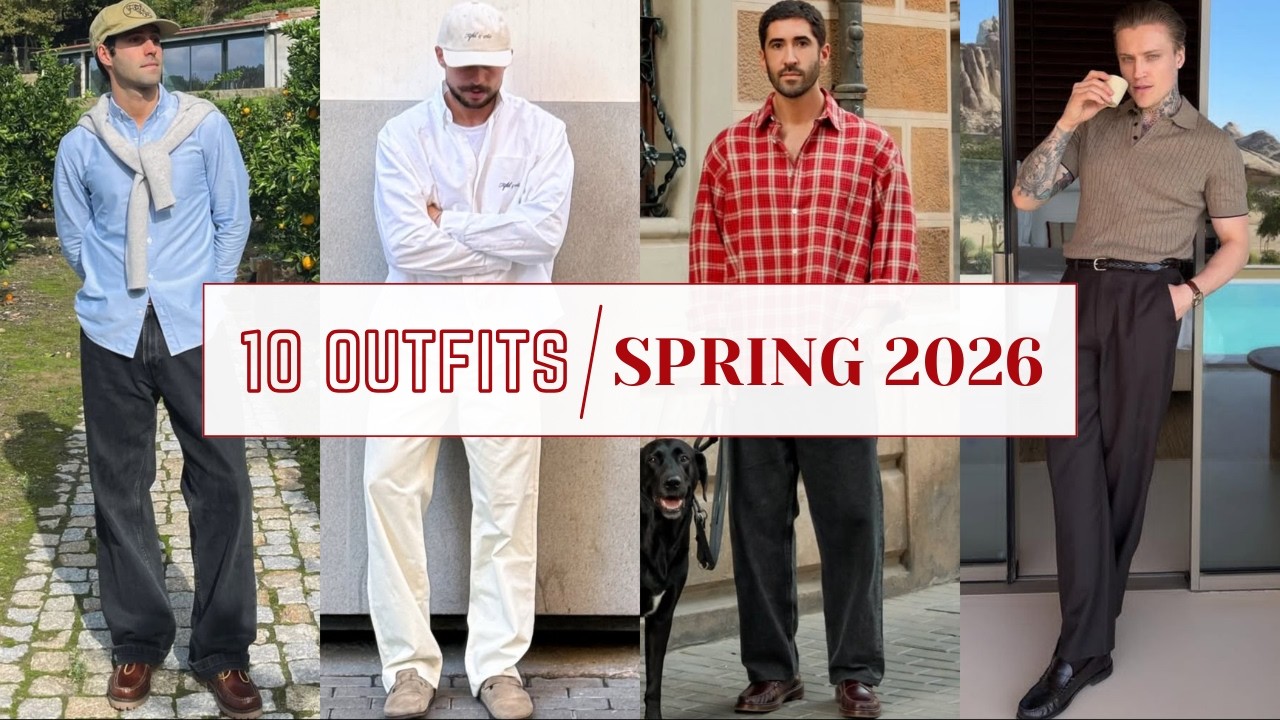 10 Latest Outfits for Men | Spring 2026 Fashion