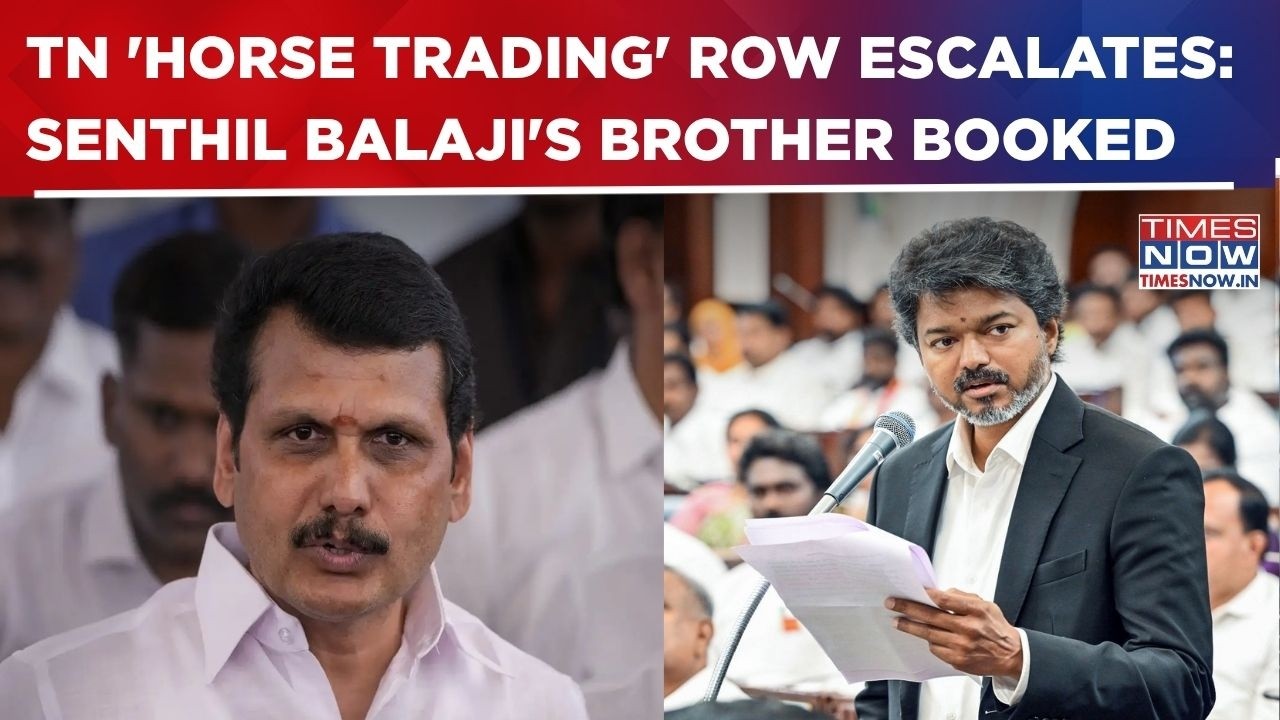 TN 'Horse Trading' Row Escalates: Senthil Balaji's Brother Booked After TVK MLA's ₹35 Crore Claim