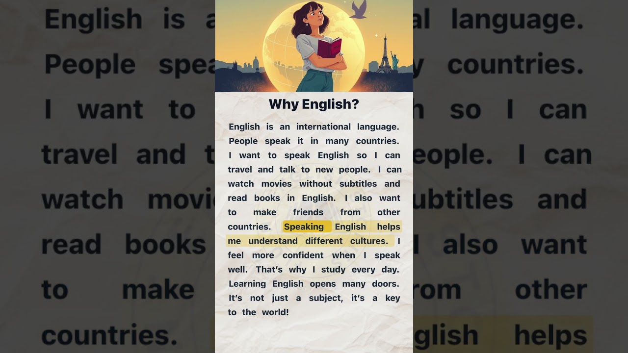 Why English? | English Reading and Listening Practice #easyenglish #englishforbeginners #english