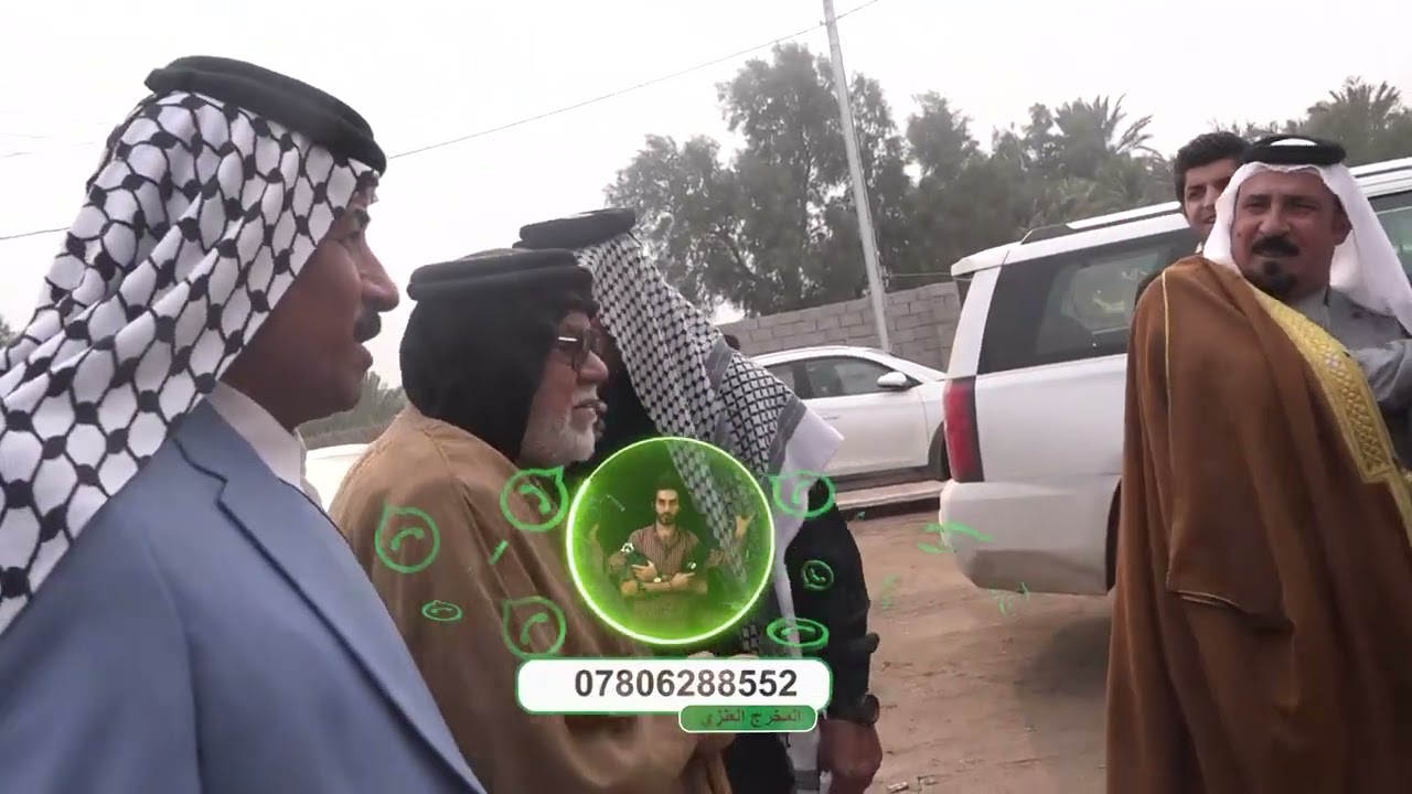استقبال الشيوخ العشائر  في ديوان الشيخ محمد غضبان السنافي
