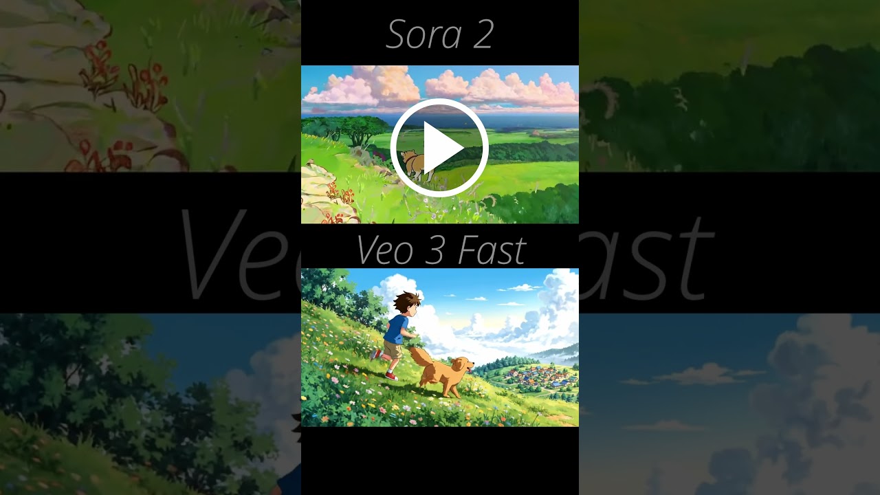 Sora 2 против Veo 3 | Может ли это сгенерировать аниме?