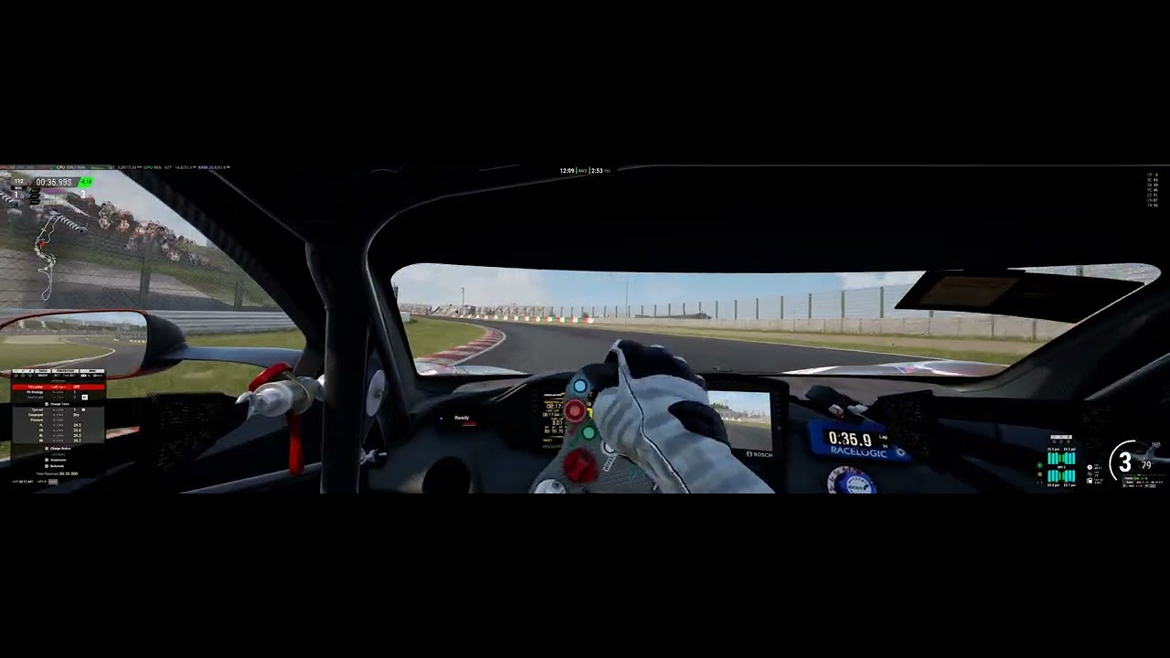 ACC 20min rain race: last to P1 after wall hit! Wild comeback drive to win from the back!!!