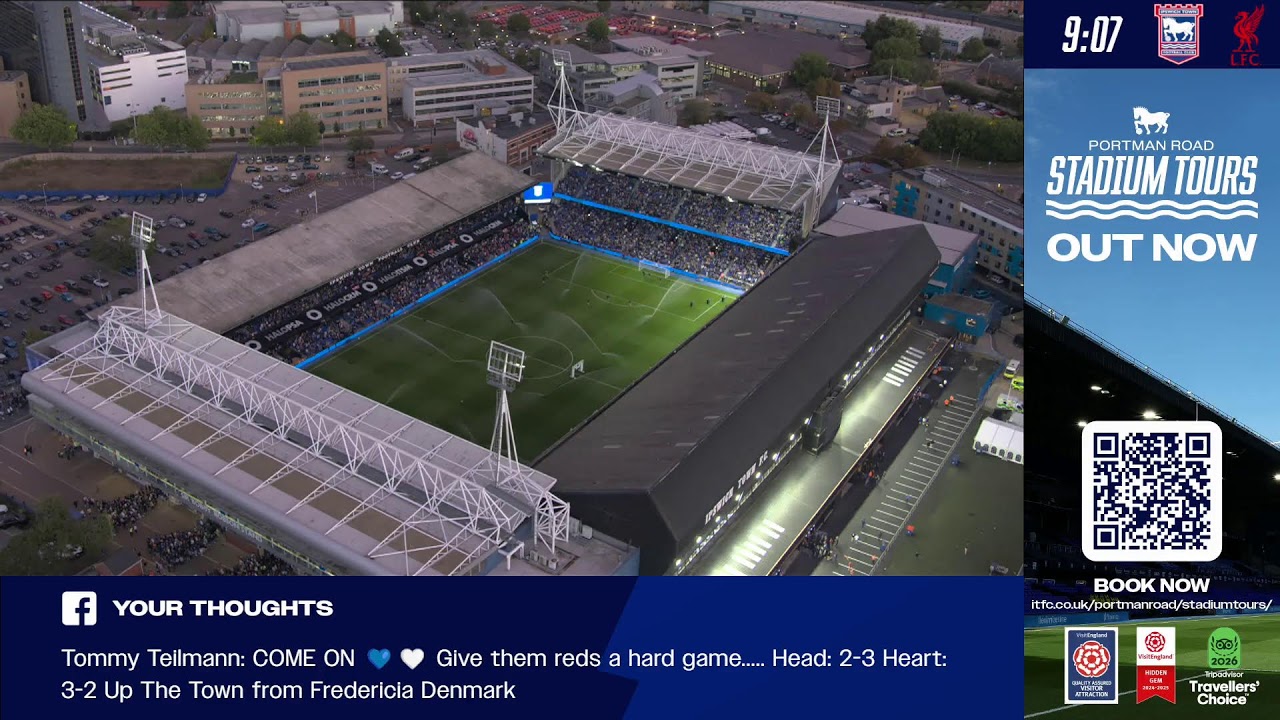 MATCHDAY LIVE | TOWN v LIVERPOOL ▶️